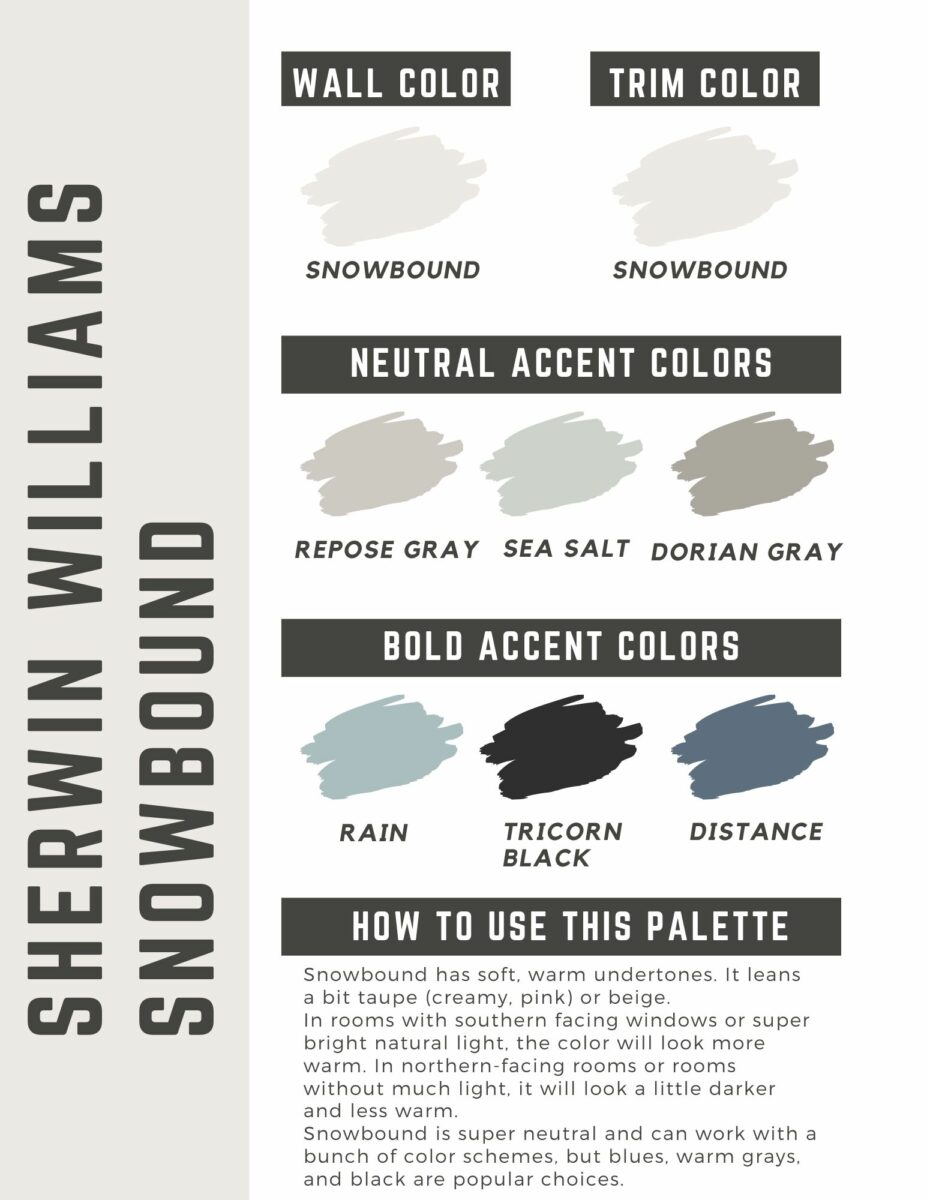 Sherwin Williams Snowbound A Complete Color Review The Paint Color