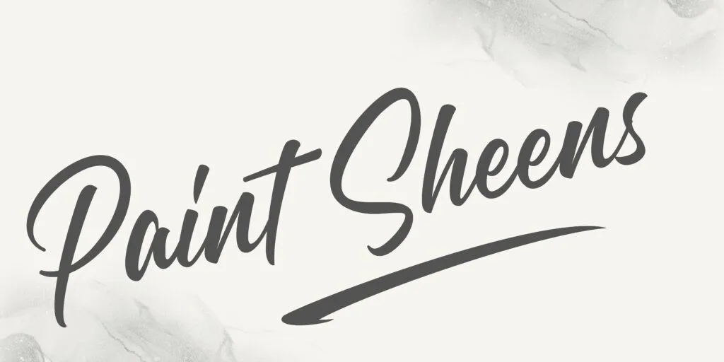 Paint sheens banner