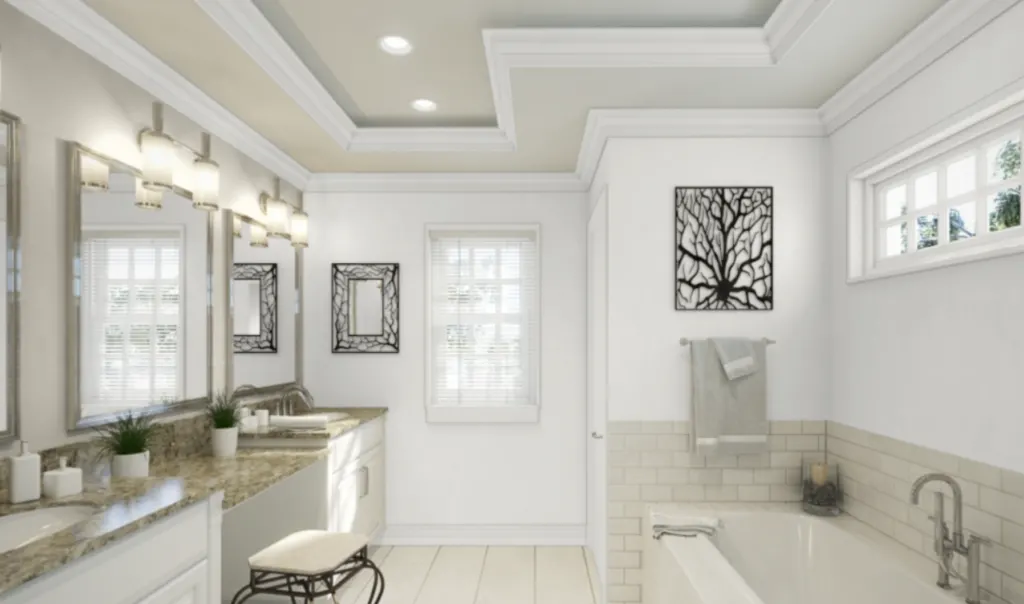 sherwin williams pure white bathroom