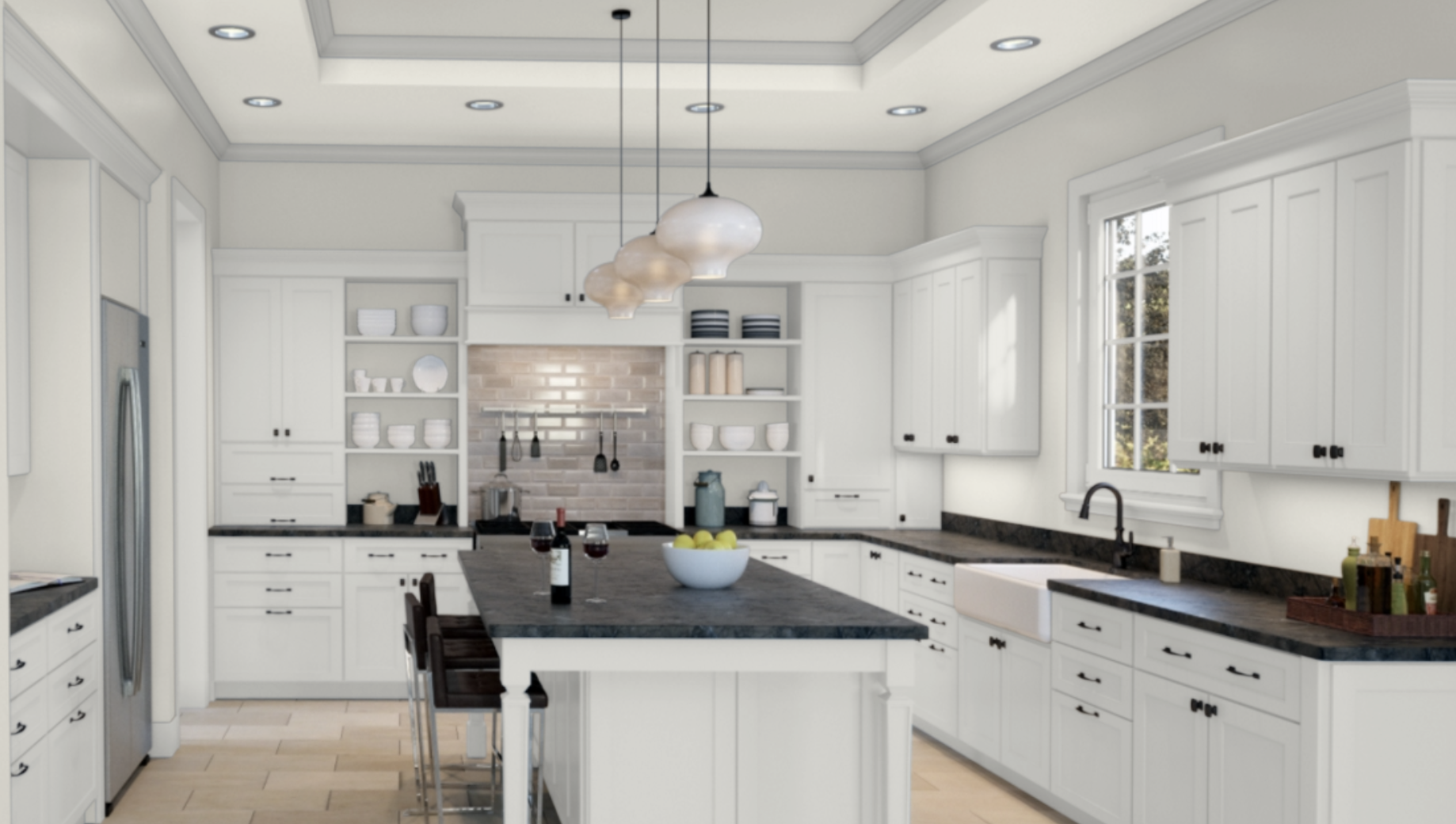 sherwin williams pure white kitchen cabinets