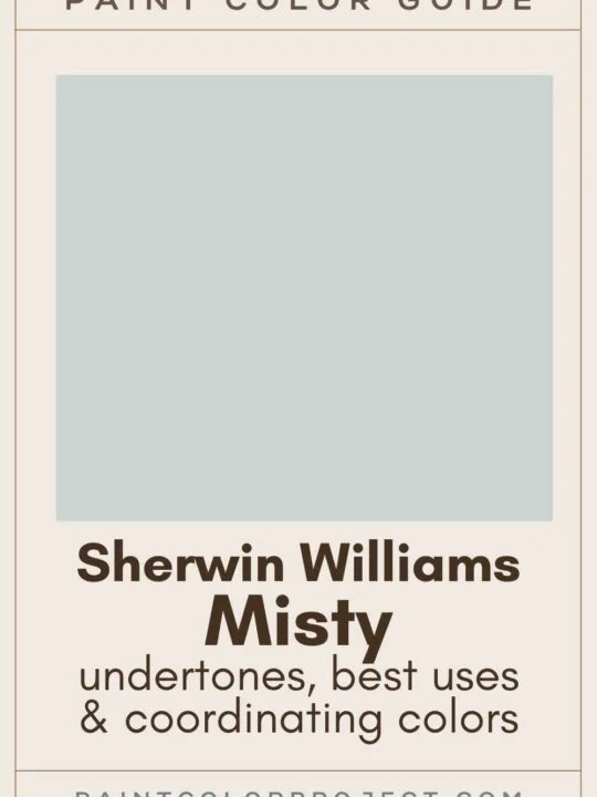 Sherwin Williams Misty Paint Color guide