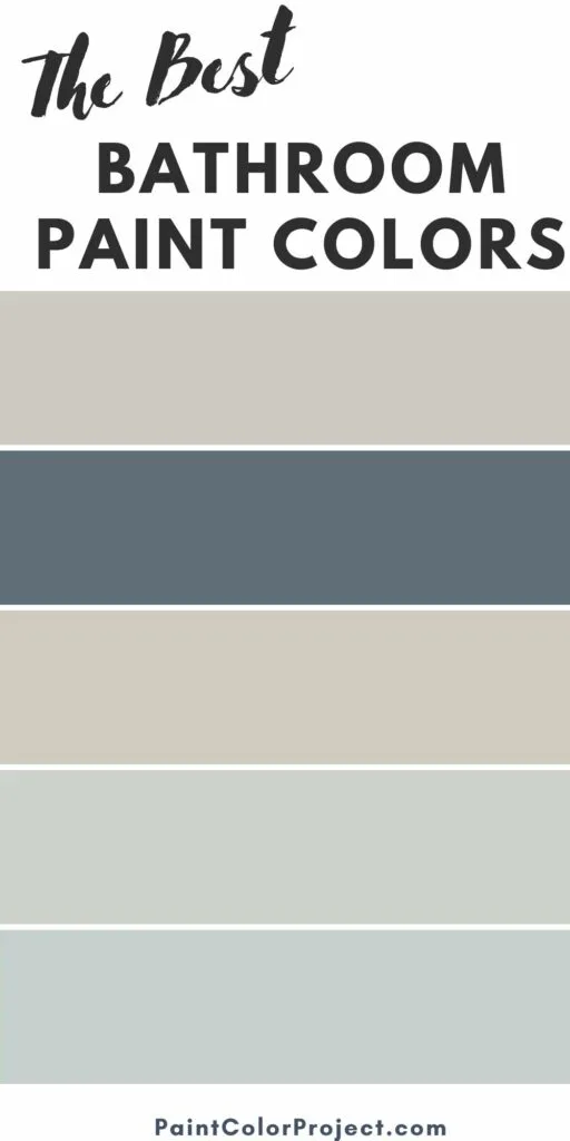 The best bathroom paint colors