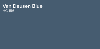 Van Deusen Blue by Benjamin Moore (HC 156) 