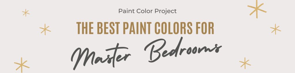 best paint colors for master bedrooms banner