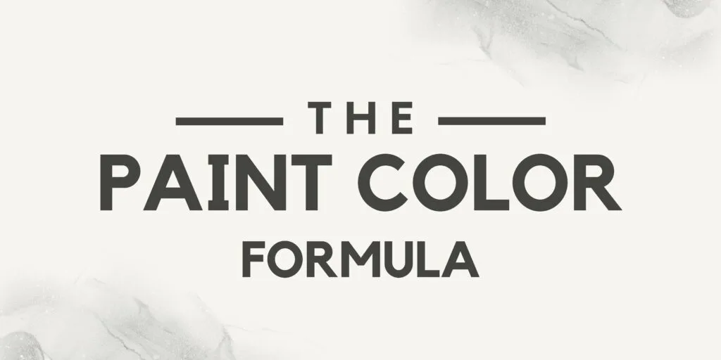 paint color formula banner