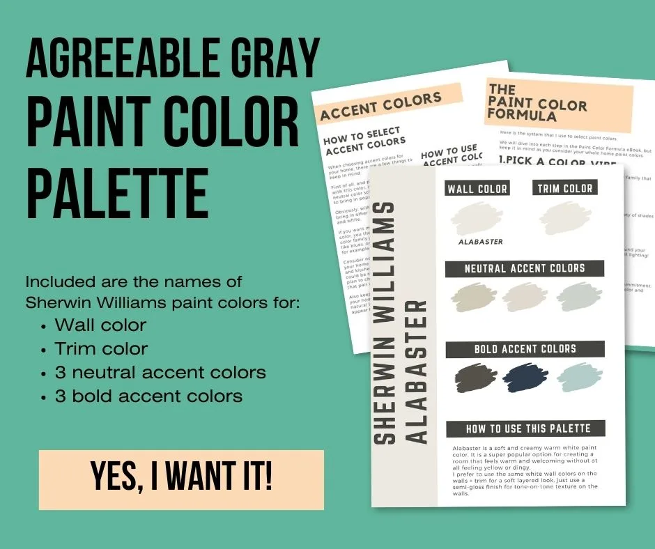 agreeable gray paint color palette