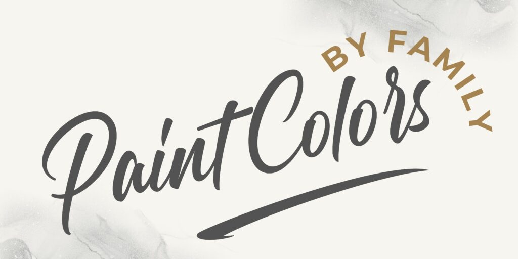 paint colors by color family banner