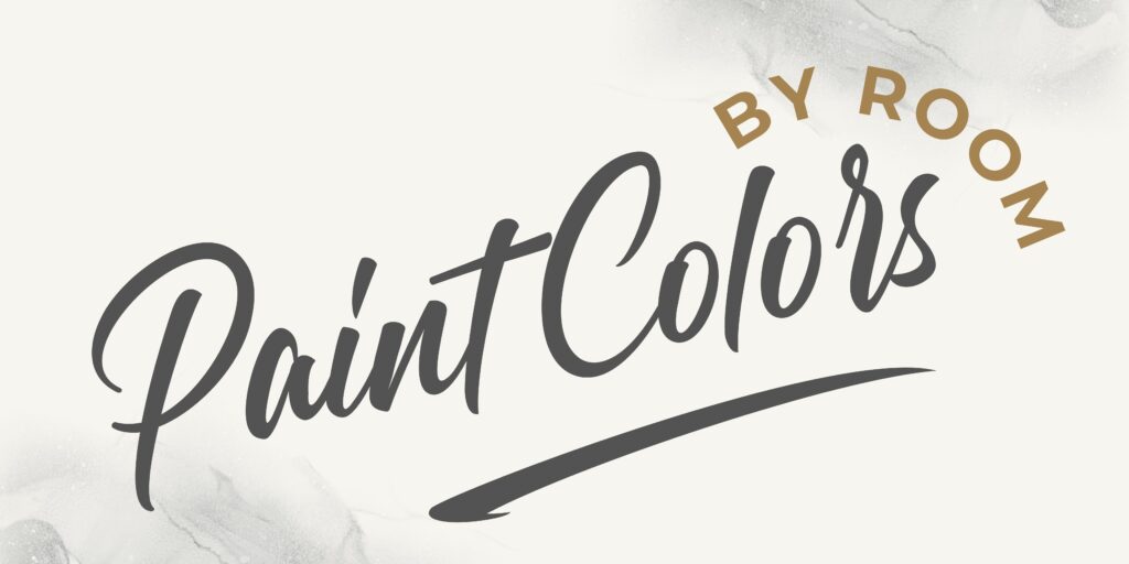 paint colors by room banner