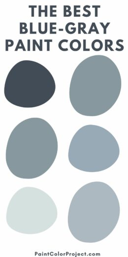 The 41 Best Blue-Gray Paint Colors for 2023 - The Paint Color Project