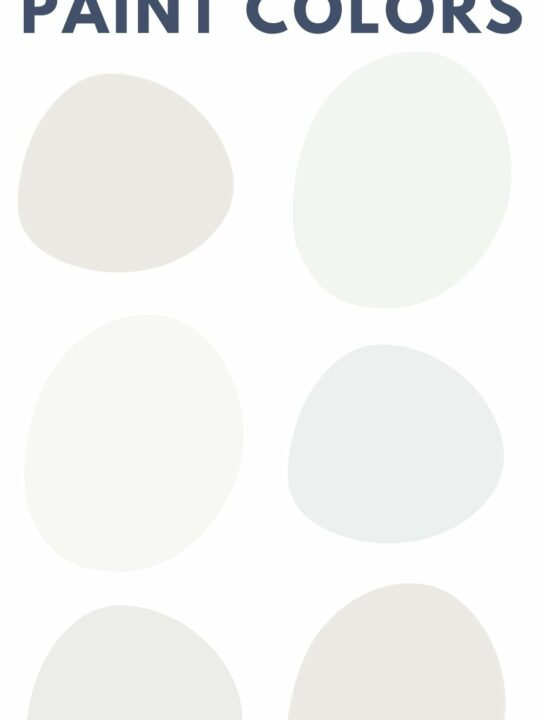 the best cool white paint colors