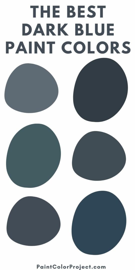 The 6 best dark blue paint colors for 2024 The Paint Color Project