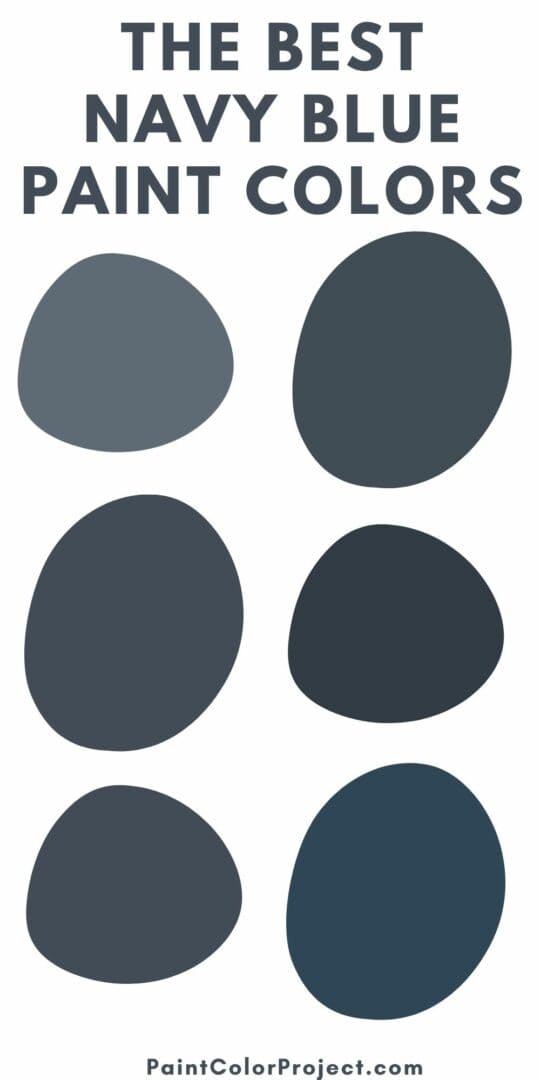 The 17 Best Navy Paint Colors for 2024 The Paint Color Project