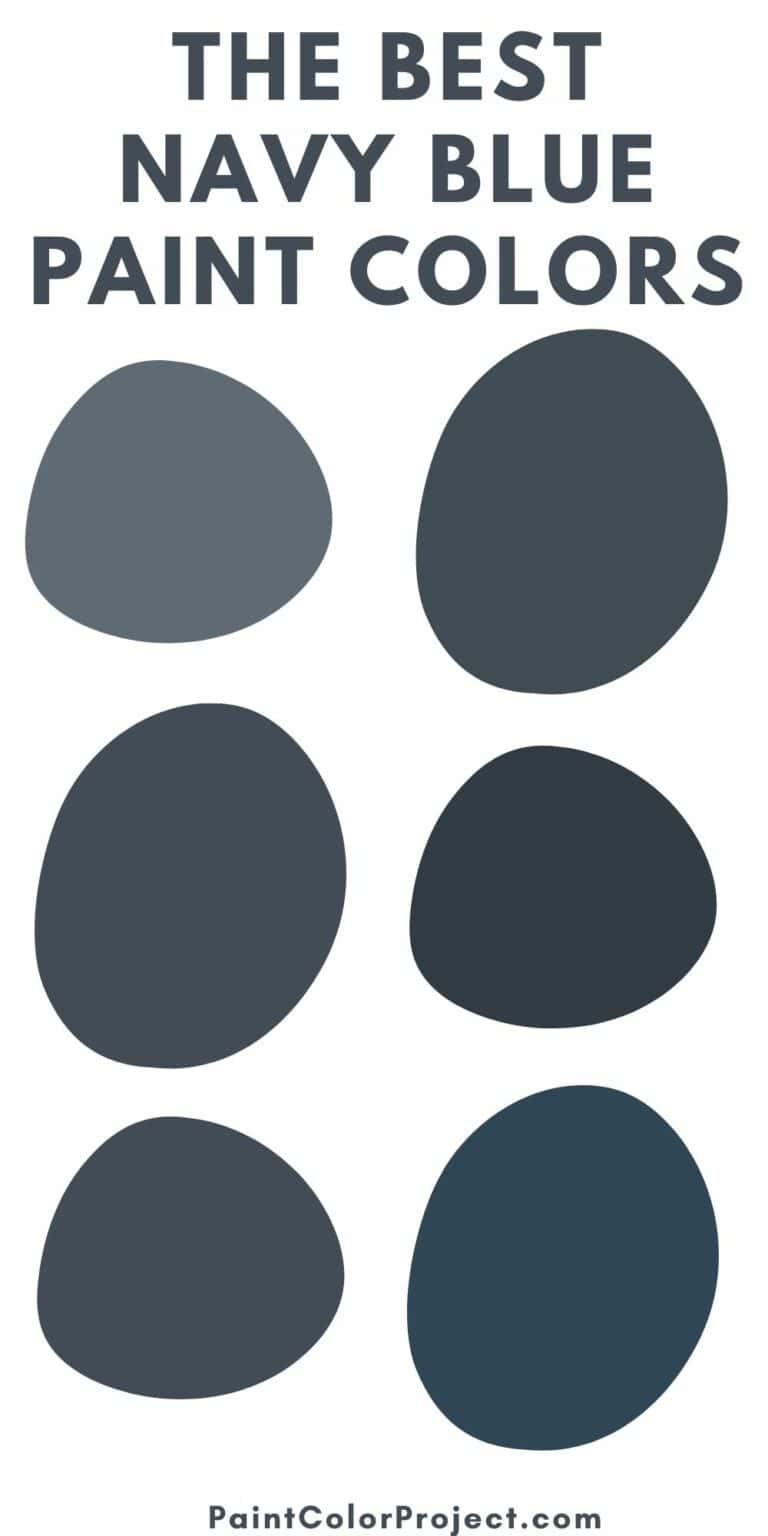 The 17 Best Navy Paint Colors for 2024 The Paint Color Project