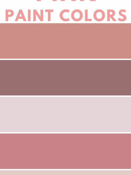the best pink paint colors