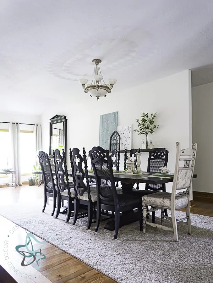 SW Alabaster dining room via Designed Decor