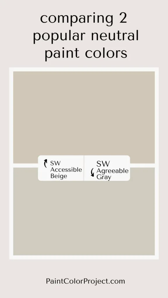 SW accessible beige vs agreeable gray