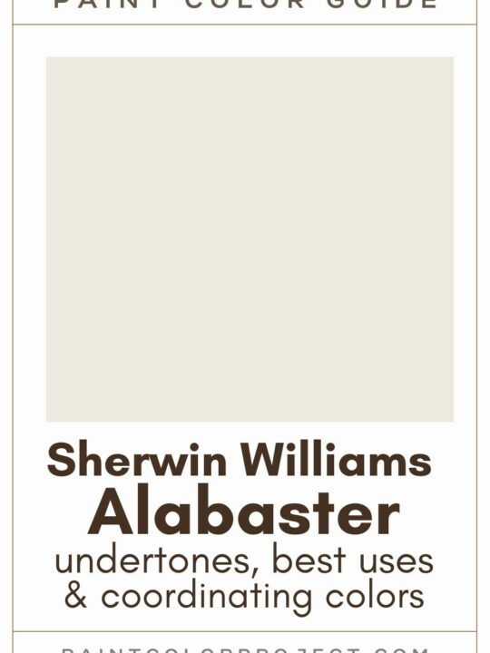 Sherwin Williams Alabaster paint color guide