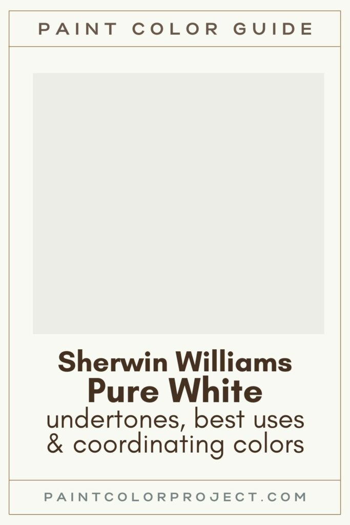Sherwin Williams Pure White Paint Color guide