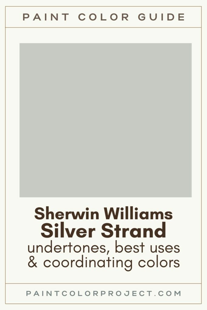 Sherwin Williams Silver Strand Paint Color guide