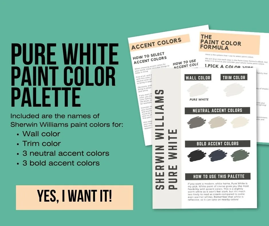 sw pure white paint color palette inline promotion image