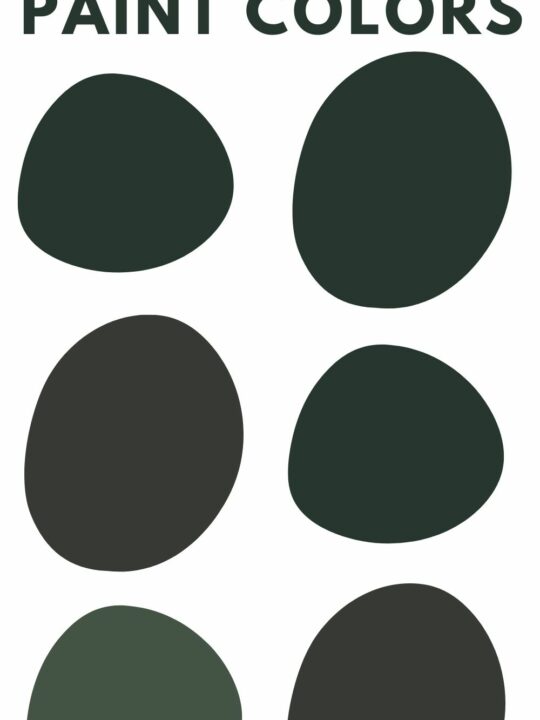 the best dark green paint colors for every home