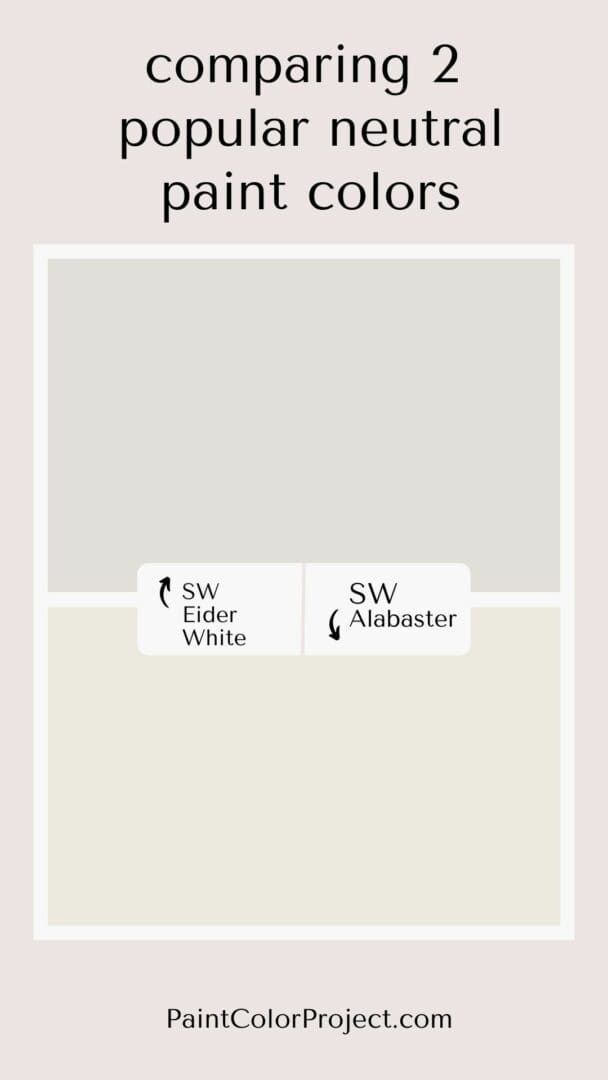 Sherwin Williams Eider White a complete color review The Paint Color Project
