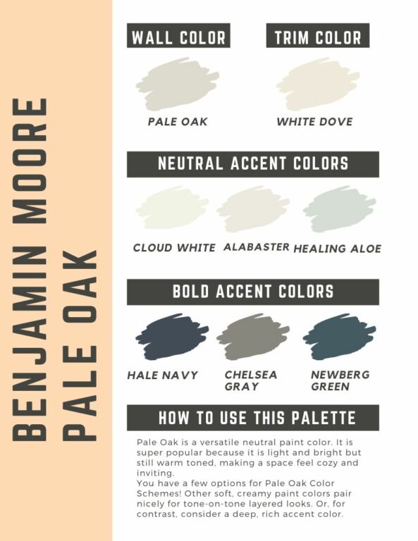 Benjamin Moore Pale Oak: a complete color review - The Paint Color Project