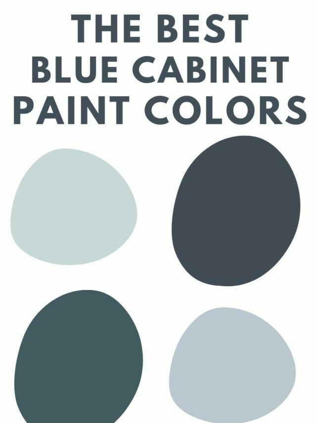 the best blue paint colors for cabinets