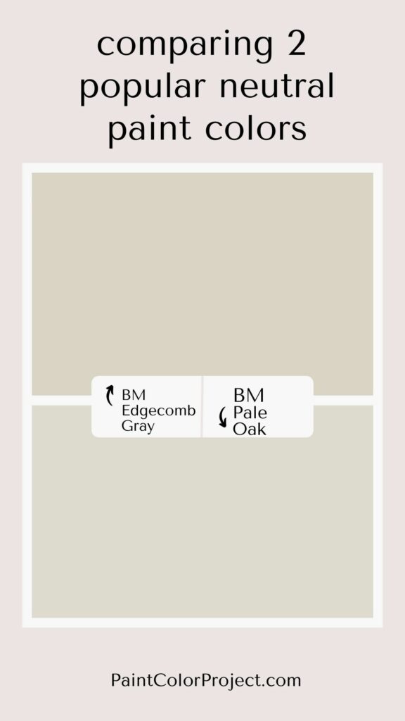edgecomb gray vs pale oak