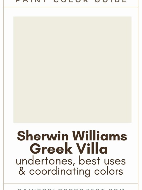 sherwin williams greek villa paint color guide
