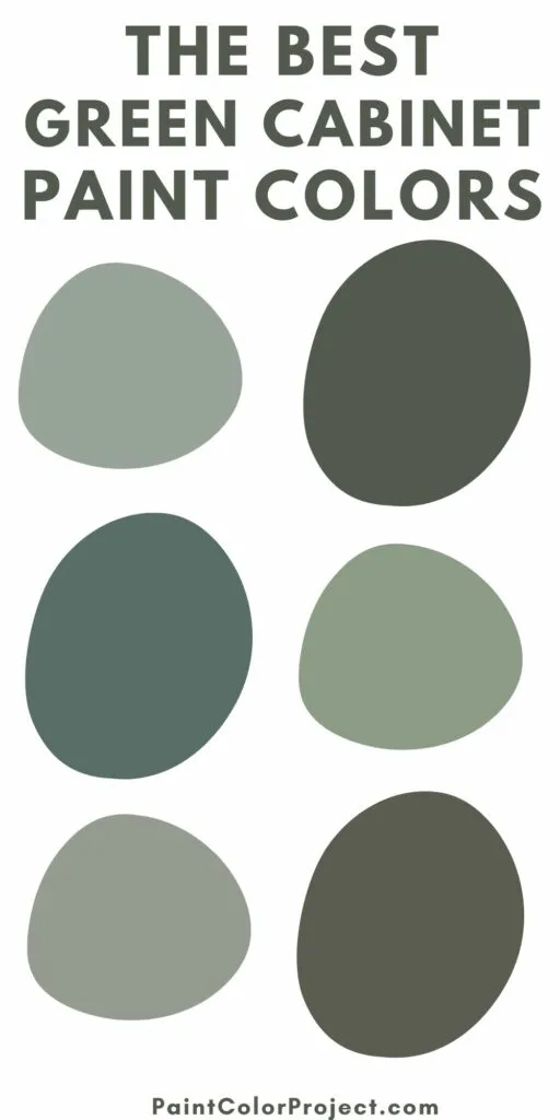 the best green cabinet paint colors