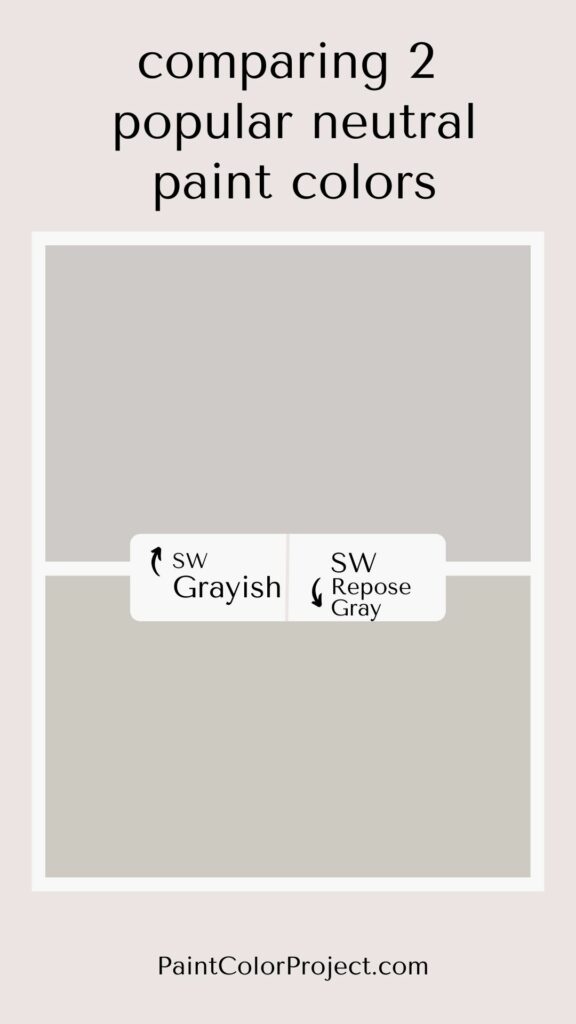 SW grayish vs repose gray