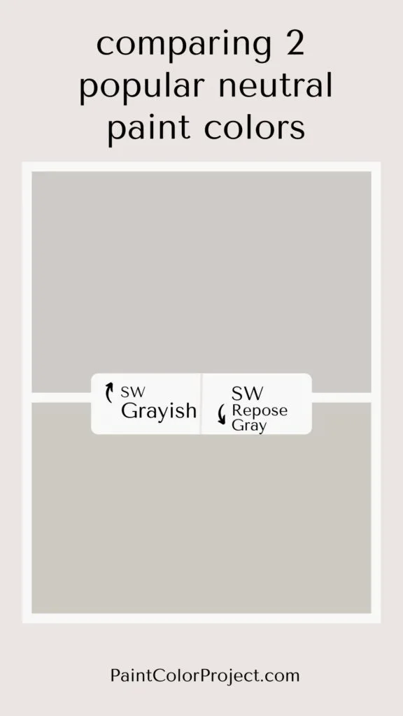 SW grayish vs repose gray