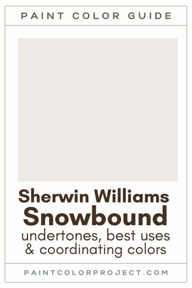 Sherwin Williams Snowbound a complete color review The Paint Color