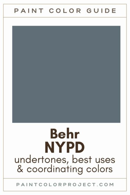 Behr NYPD: a complete color review - The Paint Color Project