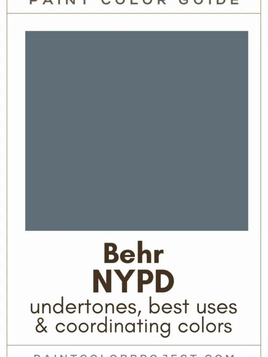 behr nypd paint color guide