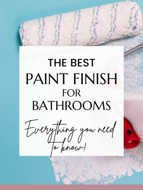 the best paint finish for bathroom walls