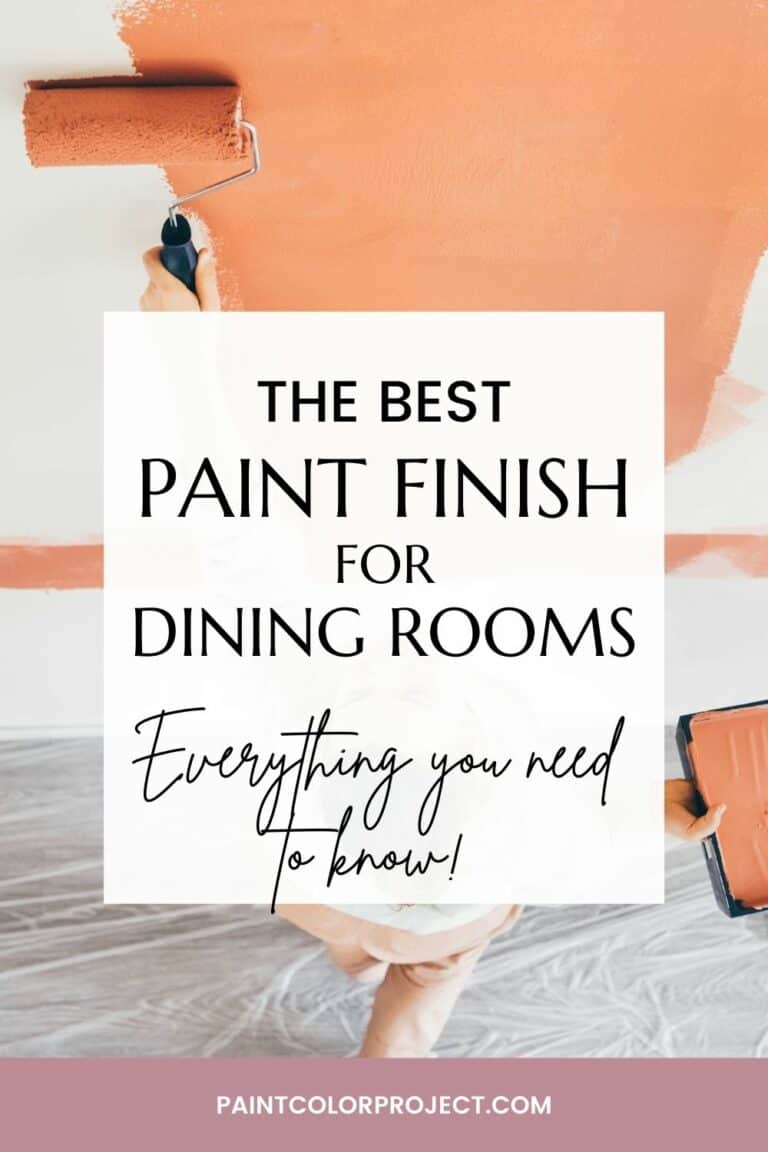 The best paint finish for dining rooms The Paint Color Project