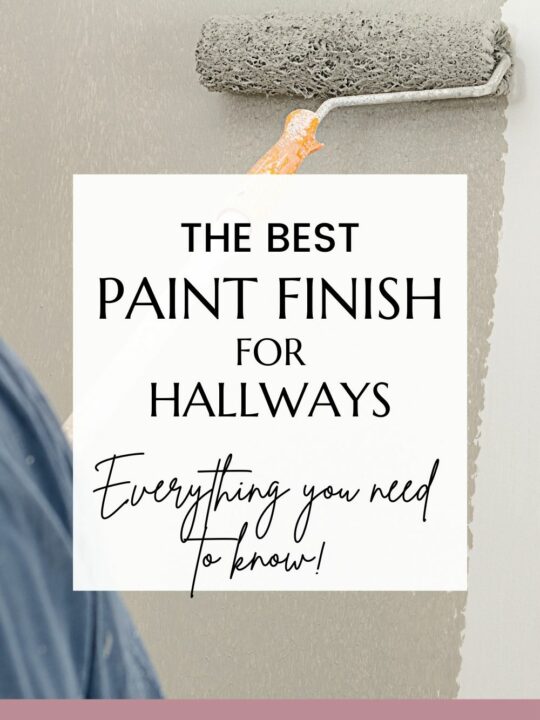 the best paint finish for hallway walls