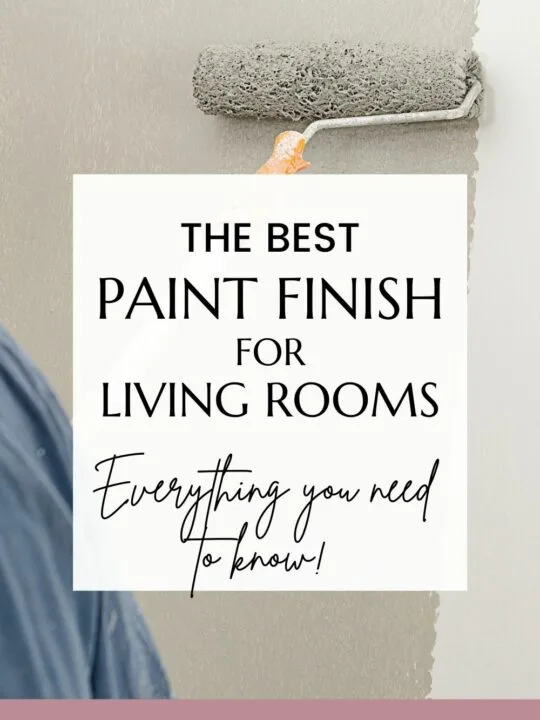 the best paint finish for living room walls