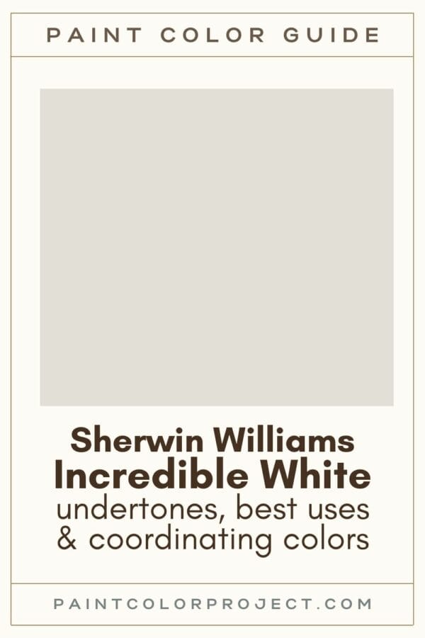 Infernal White Sherwin Williams Incredible White: a complete color review - The Paint ...