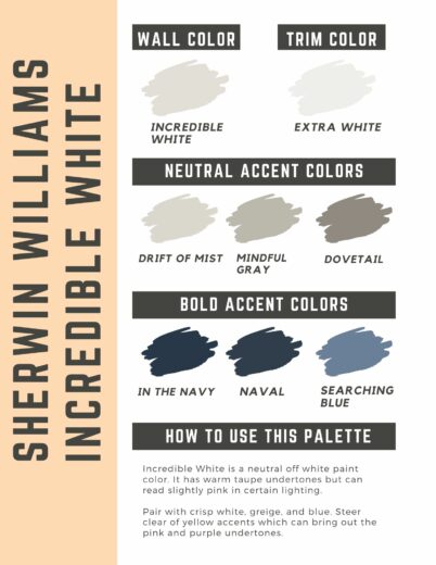 Sherwin Williams Incredible White: a complete color review - The Paint ...