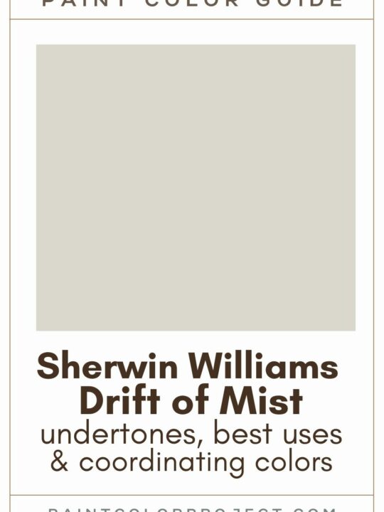sherwin williams drift of mist color review