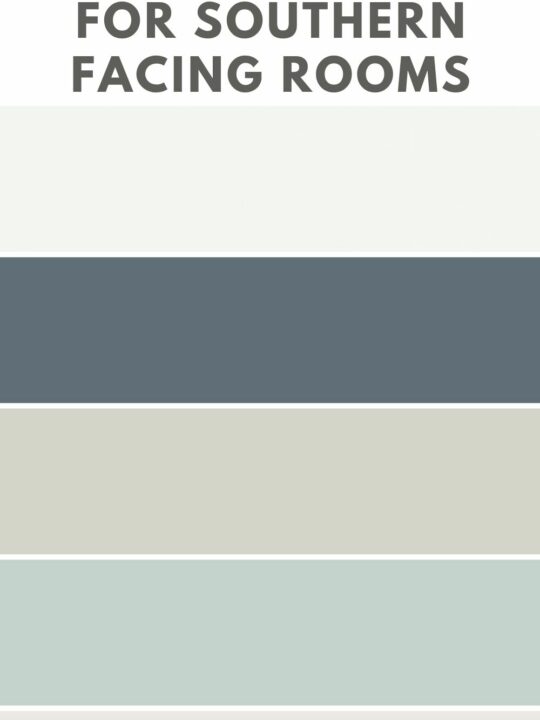 the best paint colors for southern facing rooms