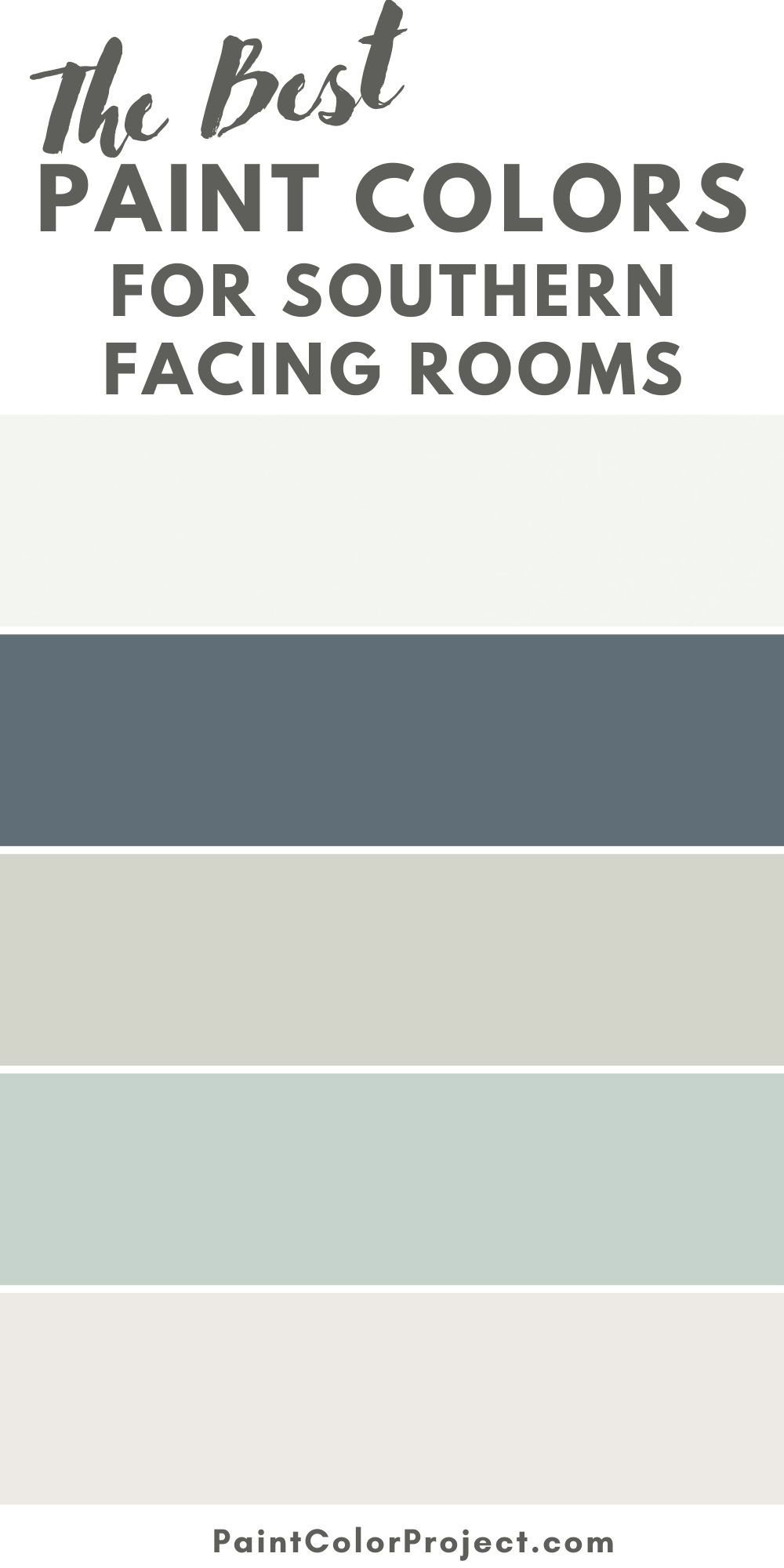 The best paint color for south facing rooms The Paint Color Project