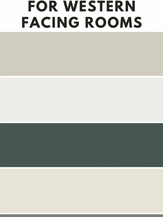 the best paint colors for west facing rooms