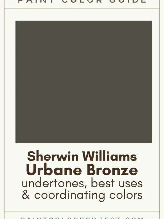 Sherwin Williams Urbane Bronze Paint Color guide