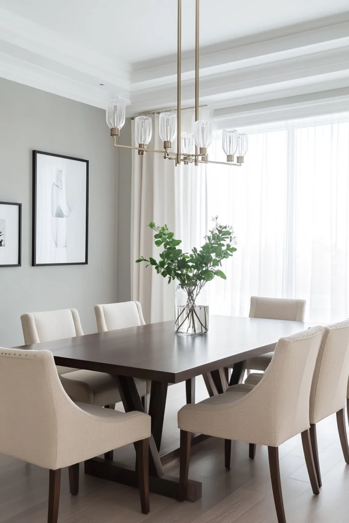 benjamin moore revere pewter dining room