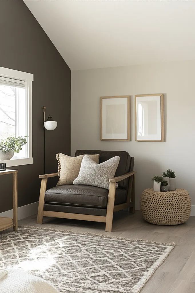 urbane bronze and gray living room 