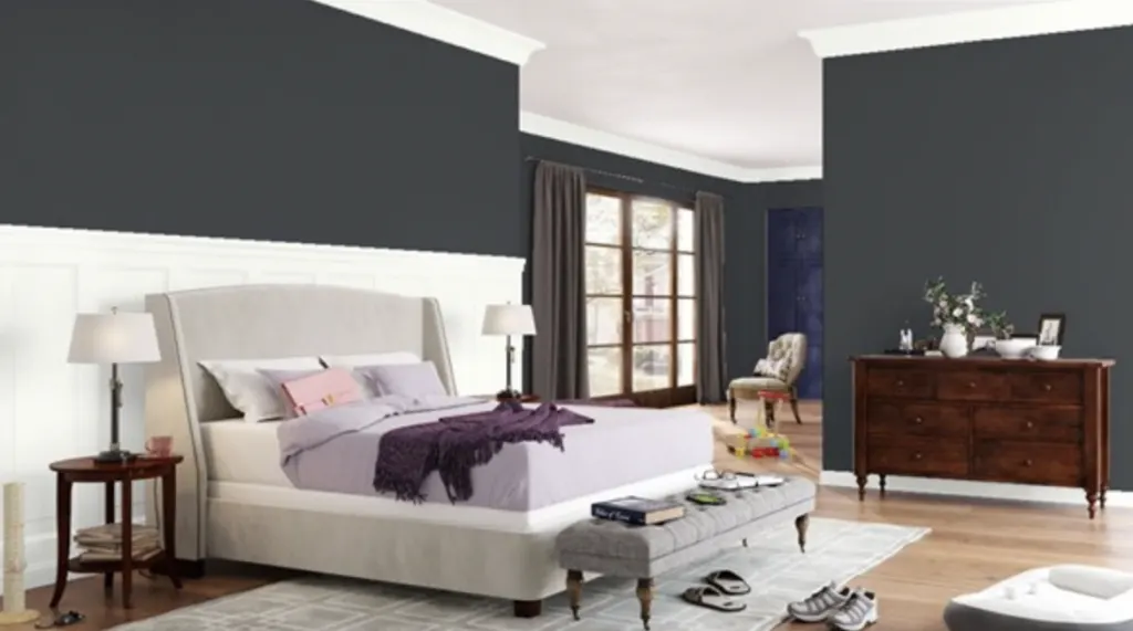 benjamin moore raccoon fur bedroom